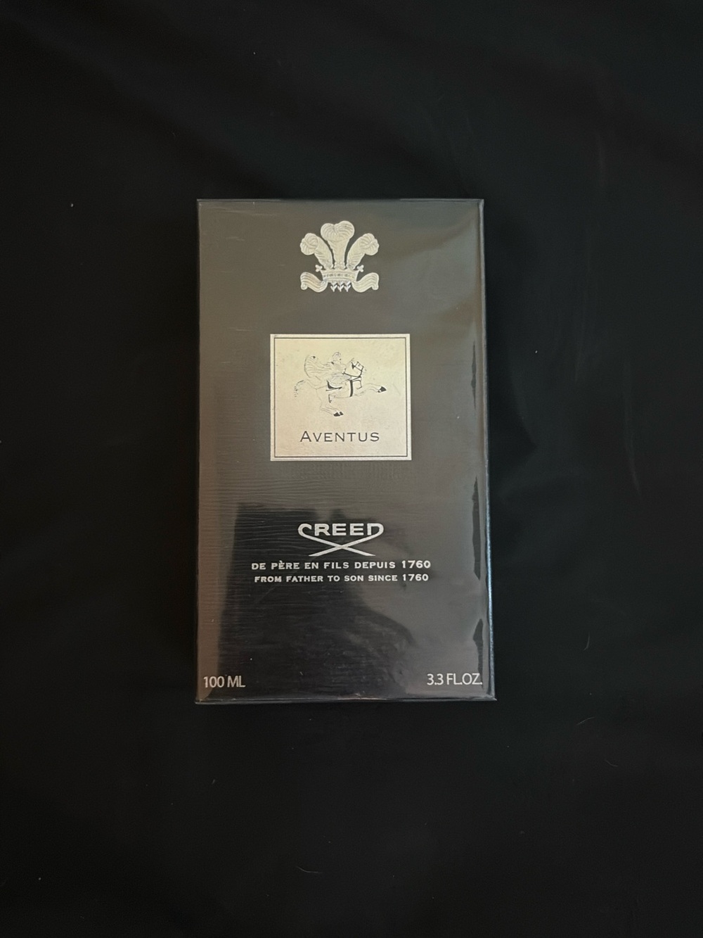 Creed Aventus Men Moisturizer & Body Oil - Black
